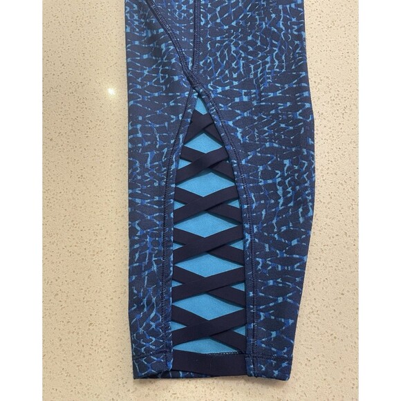 Lululemon Pure Practice Pant Size 10 Samba Snake Kayak Blue Hero - Picture 5 of 9